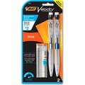 Bic BIC Velocity Max Pencil, 0.5 mm, HB #2, Black Lead, Gray Barrel, 2/Pack MPMX5P21